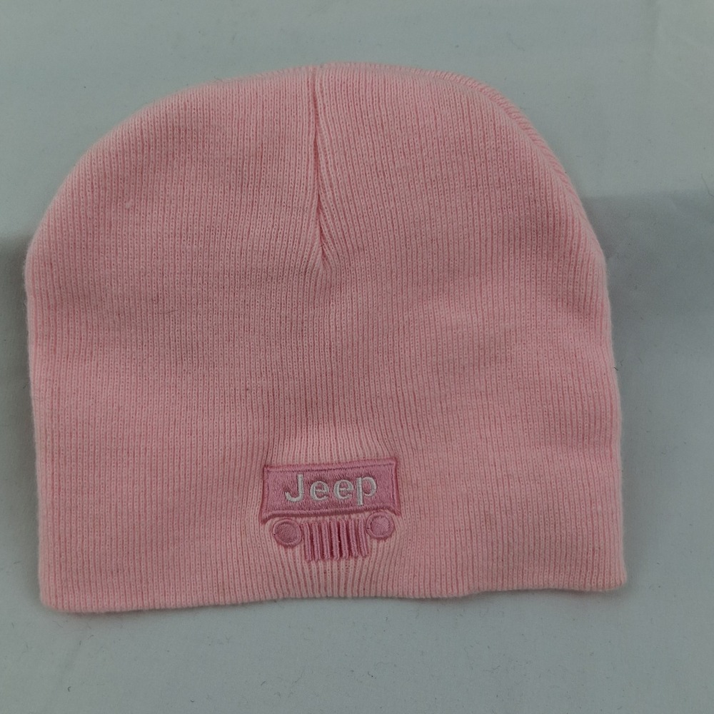 Lot of 3 Beanies Womens Moon Shadow Jeep Pink Cream Winter Hats - Picture 13 of 16